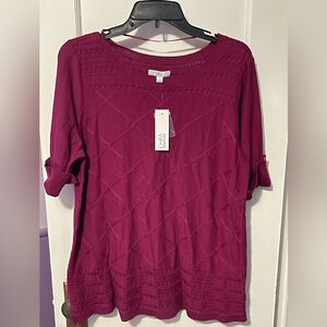 New Large Croft & Barrow sweater